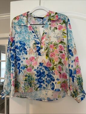 Zara Floral Blouse